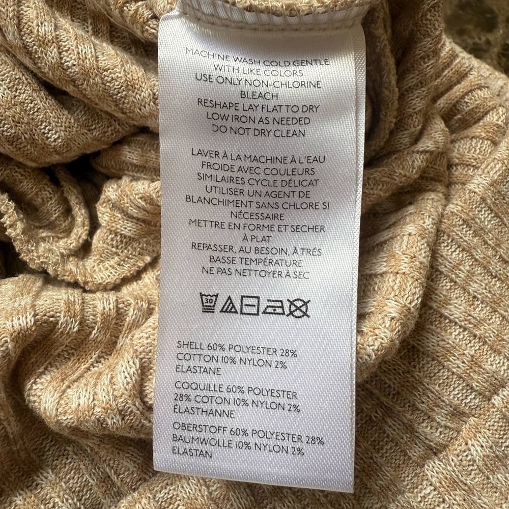 Urban Outfitters Rosie Ribbed Flare Pants Cream Womens Size XL - Picture 7 of 9